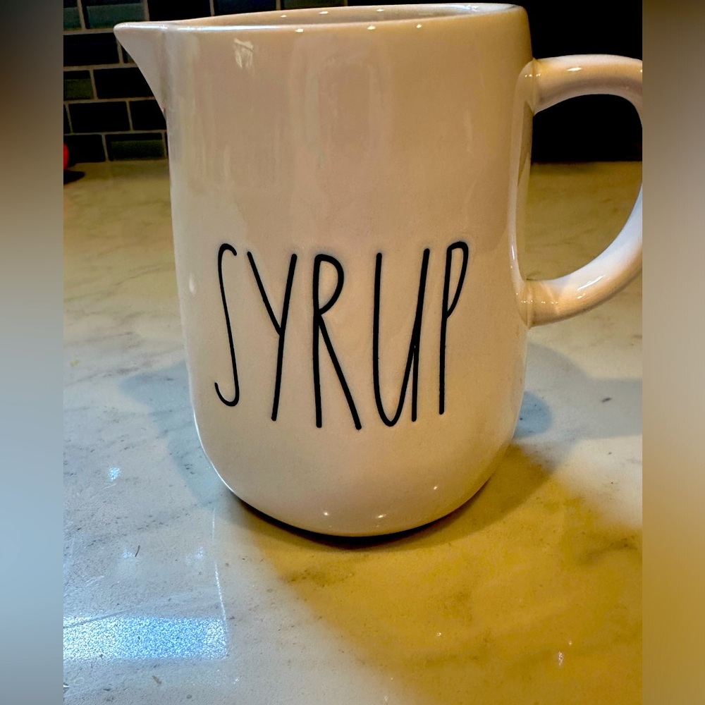 Rae Dunn Syrup Pitcher
